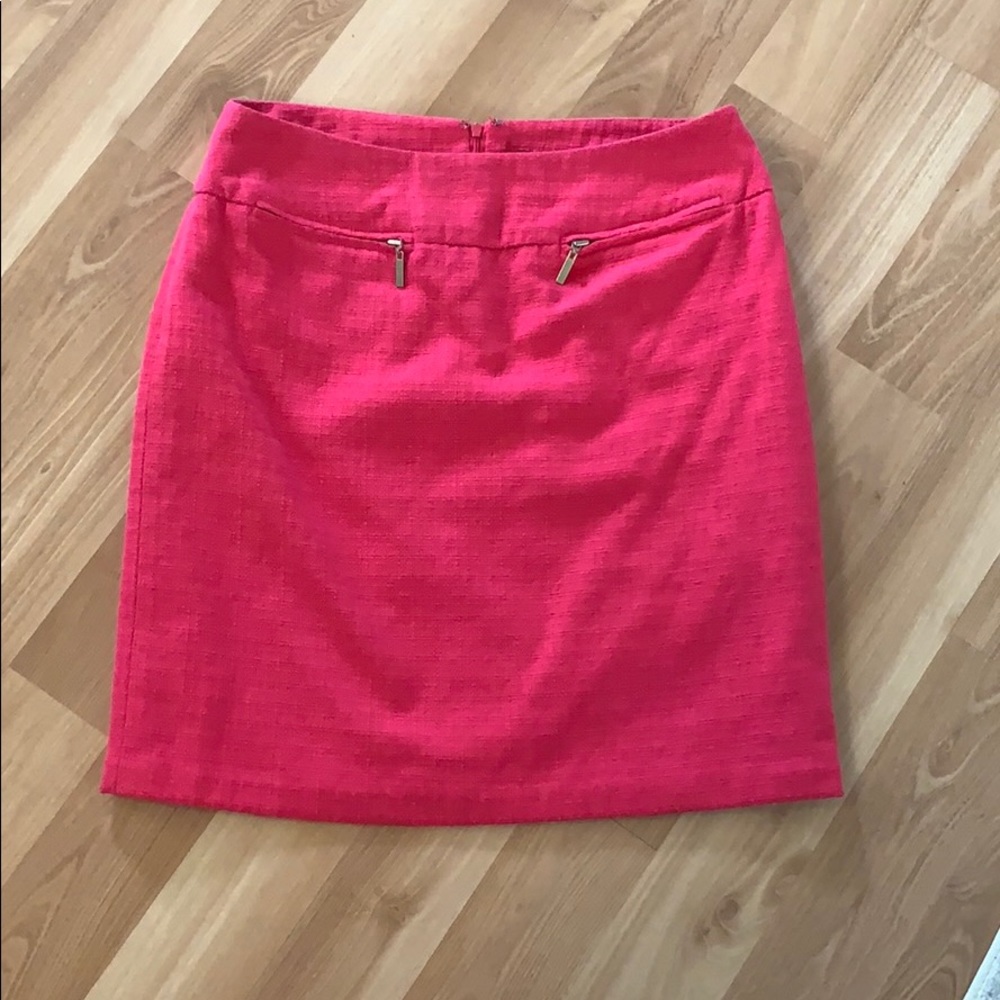 Vibrant pink skirt